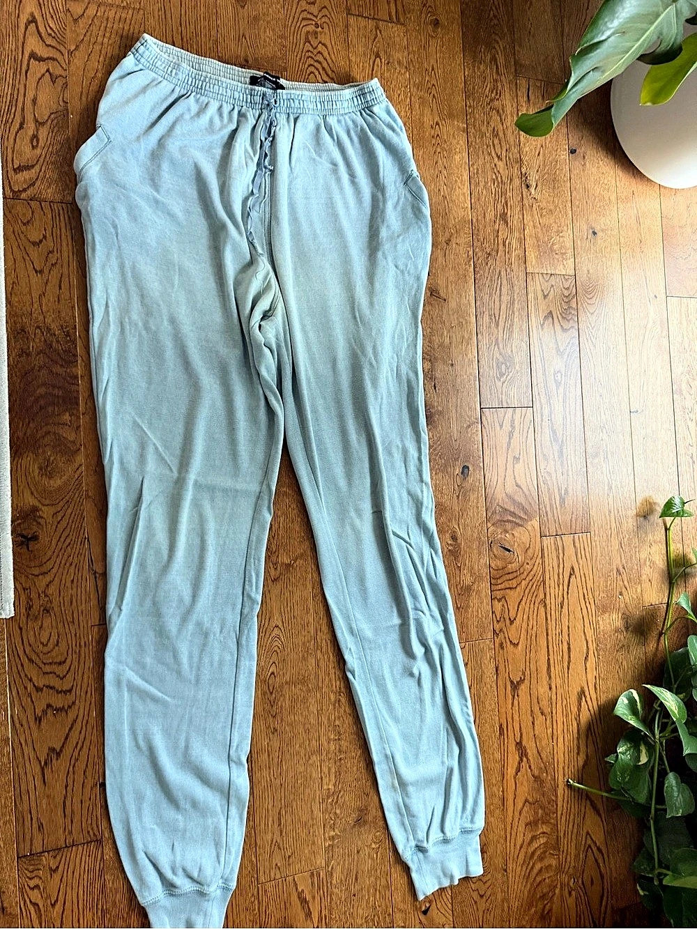 Alexander Wang Jogger Pants in Blue Size Medium